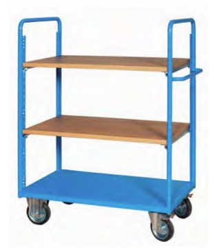 Transportwagen met houten...