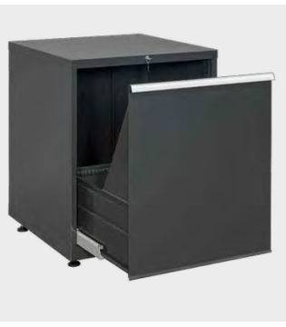 Lage kast met schuifdeur/lade